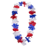 Patriotic 38" Silk Flower Leis