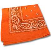 Orange Cotton Bandanas