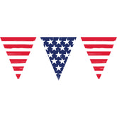 Stars & Stripes Pennant Banner