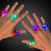 LED Bumpy Jelly Rings