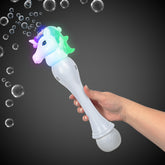 LED Unicorn Bubble Wand with Bubbles