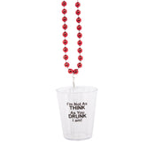 Drunk Shot Glass Necklace