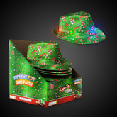 LED Christmas Fedora Hats Retail Display