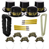 Gold Showboat New Year Party Kit for 100