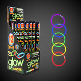 Assorted Glow 9" Bracelets Retail Counter Display