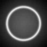 White 22" Glow Necklaces