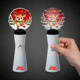 LED Reindeer Coin Spinner Wand