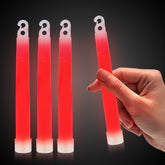 Red 6" Premium Glow Sticks