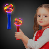 LED Red & Blue Spinning Wands