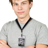 Press Pass with Black Lanyard