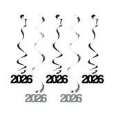 2026 Black & Silver Danglers