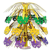 Mardi Gras Masks 18" Cascade Centerpiece