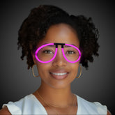 Pink Glow Eyeglasses