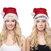 Nice & Naughty Santa Hats