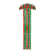 Red & Green Metallic Column Decoration