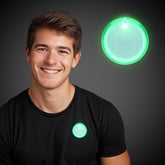 Green LED Badge