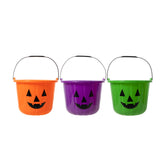 Assorted Pumpkin Trick or Treat Buckets