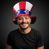 LED Uncle Sam Top Hat