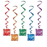 Happy Birthday Whirl Decorations