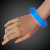 Blue Triple Wide 9" Glow Bracelets