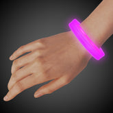 Pink Triple Wide 9" Glow Bracelets