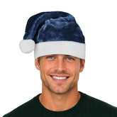 Navy Blue Santa Plush Hat