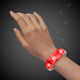 LED Sound-Activated Red Stretchy Bracelet