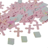 Pink Cross Confetti