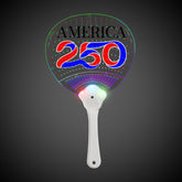 America 250 LED Hand Fan