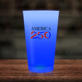 America 250 Blue LED 16 oz. Cup