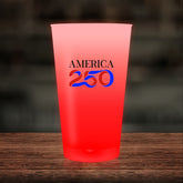 America 250 Red LED 16 oz. Cup