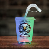 250th Anniversary LED 12 oz. Cup with Straw