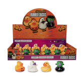 Halloween Assorted 4" Rubber Ducks Retail Display
