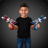 LED Blue or Red Space Flash Blaster Gun