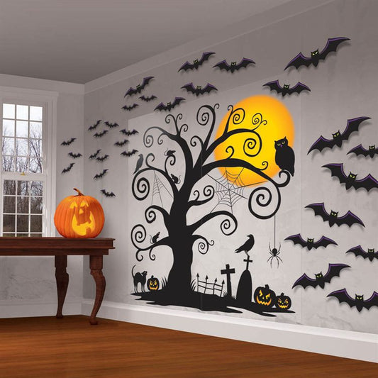 Create a Spooky Scene Outside Your Home with Halloween Decorations