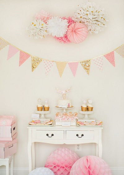Add a Pink and Gold Color Scheme to Your Party!