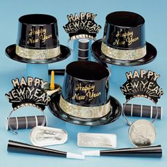 Black, White & Gold New Year’s Eve Party Ideas