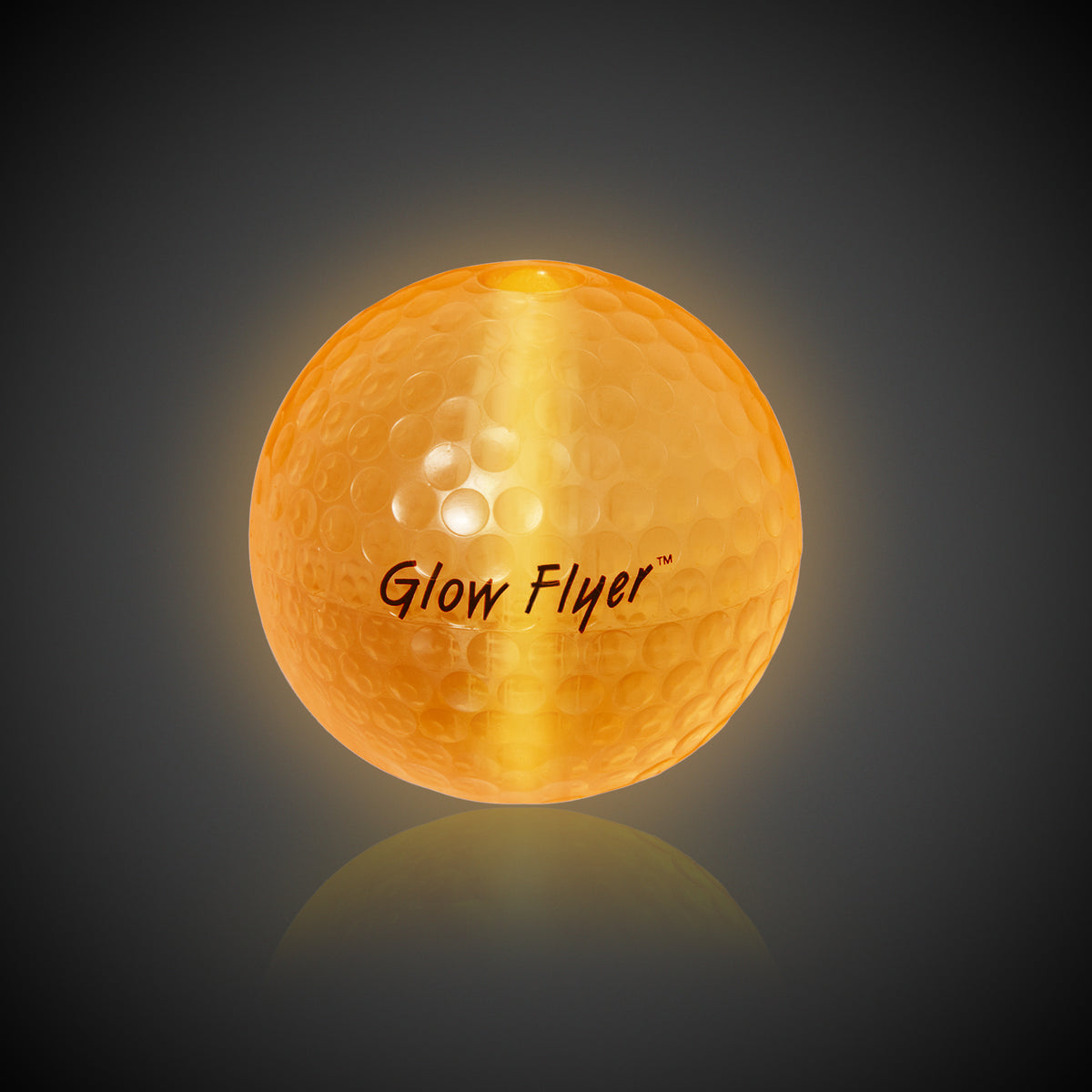 Orange Glow Flyer Golf Ball