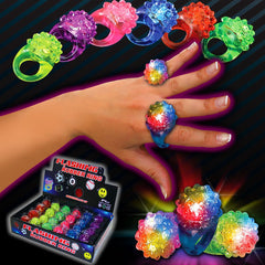 LED Flower Jelly Rings