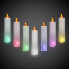 LED Flameless Multi-Color Glitter Candle