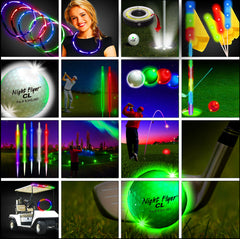 Deluxe 80 Player LED Night Flyer Hole In One Tournament Package