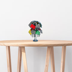 Checkered Flag 8 1/2" Centerpiece