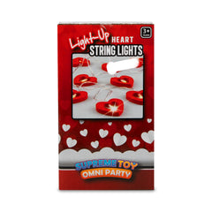LED Heart String Lights Retail Display