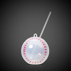 LED Baseball Cup with Straw