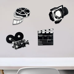 Movie Set Black & White Cutouts