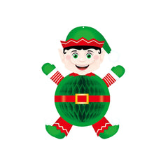 Santa, Elf, Snowman Hanging Decorations