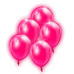 LED Pink 14" Blinky Balloons