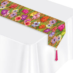 Tropical Hibiscus Table Runner