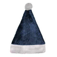 Dark Blue Santa Plush Hat