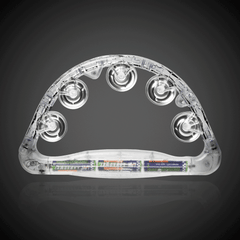 LED Clear Tambourine